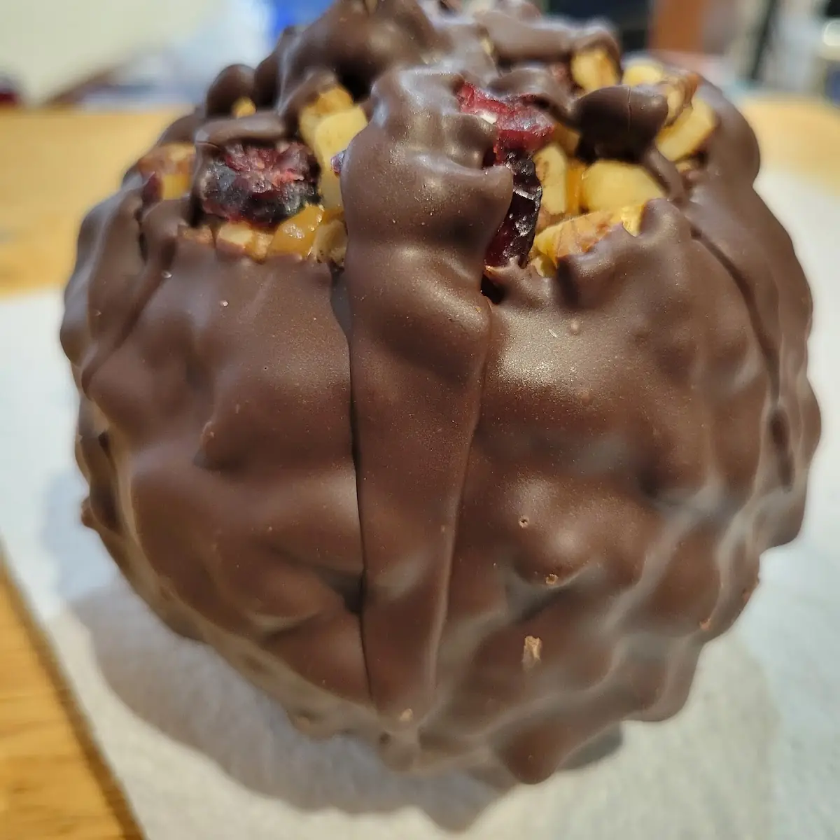 Belgian Dark Chocolate Caramel Apple