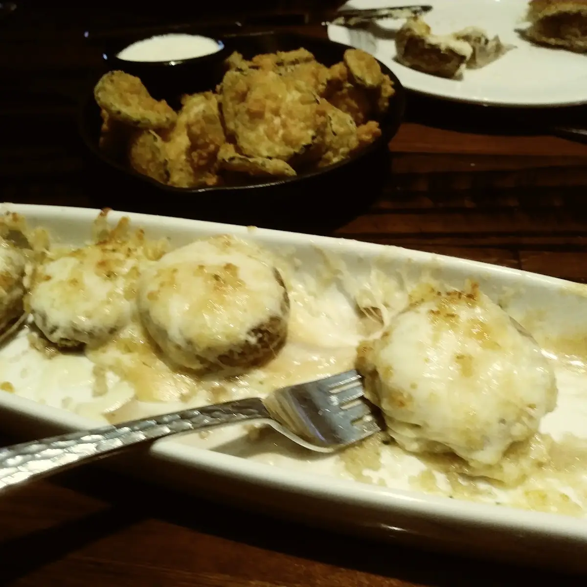 White Cheddar Stuffed Mushrooms