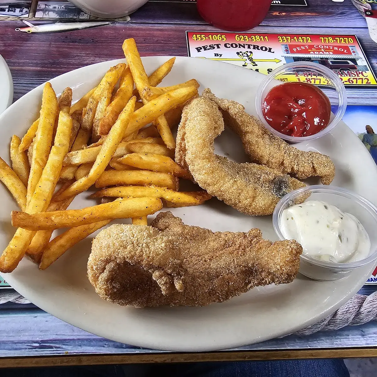 3 Piece Fish Platter