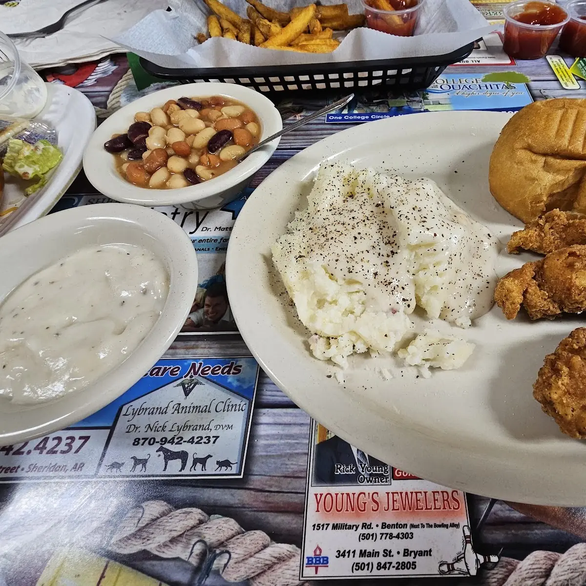 Chicken Strips Mashed Potatos and Gravy Roll