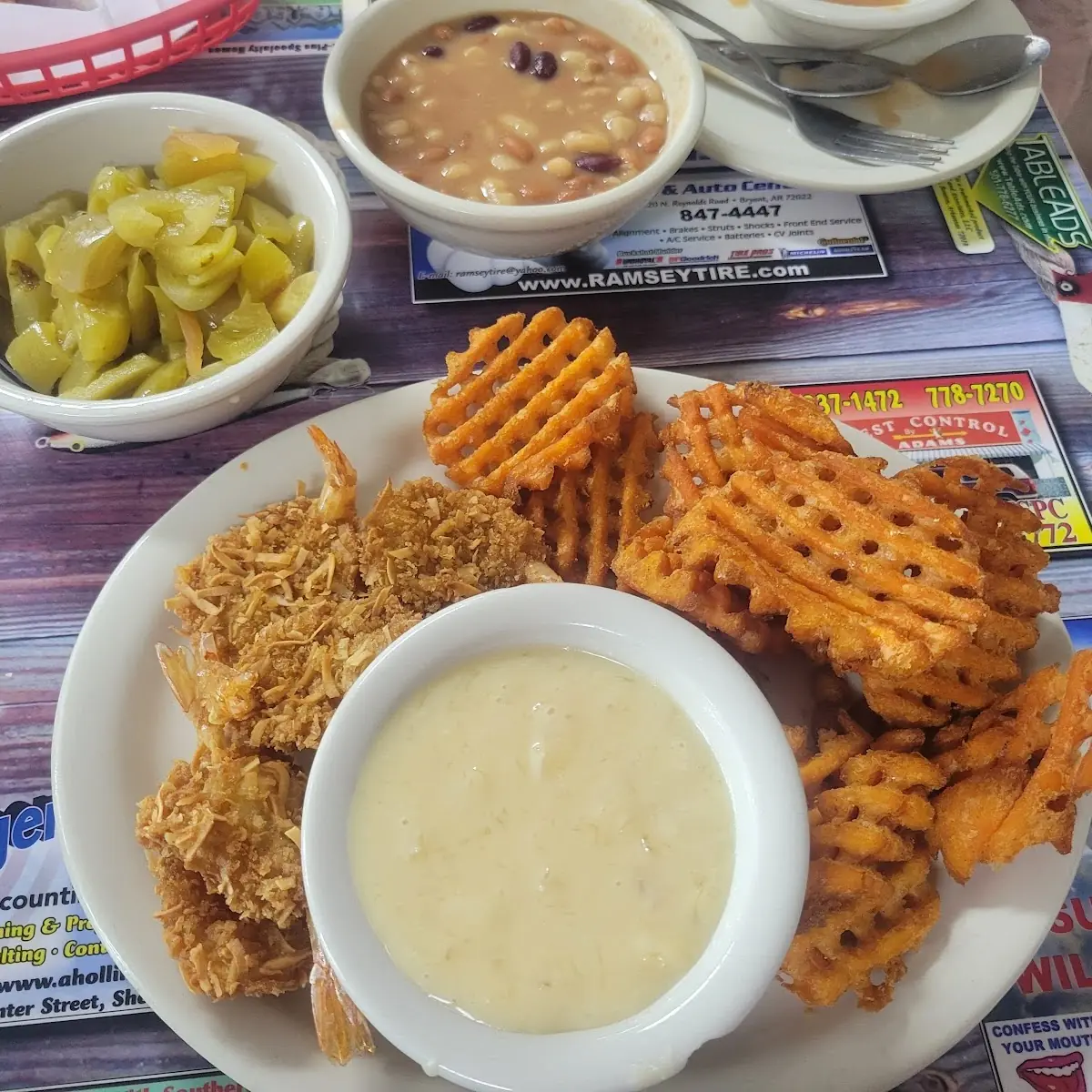 Coconut Shrimp Dinner
