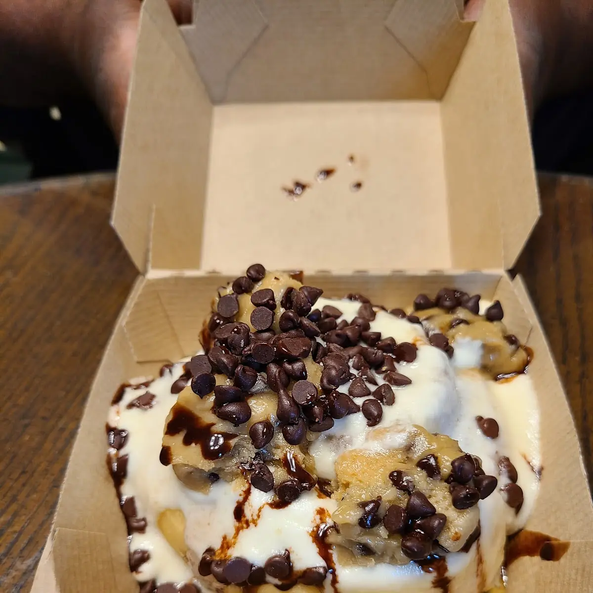 Cookie Monster Cinnamon Bun