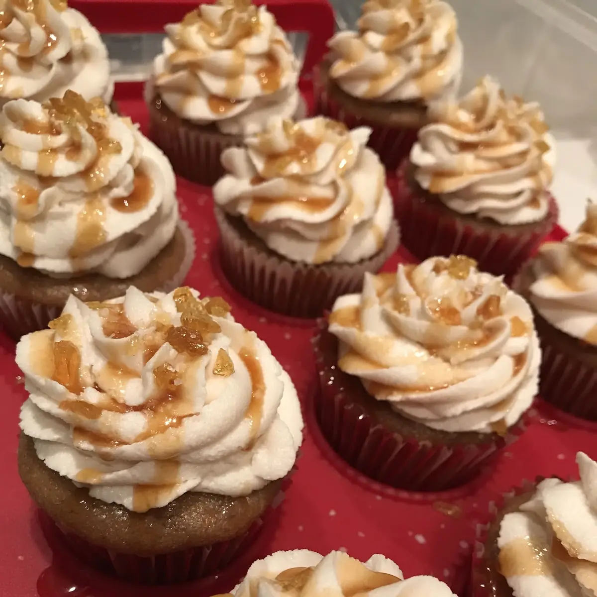 Keto Salted Caramel Cupcake