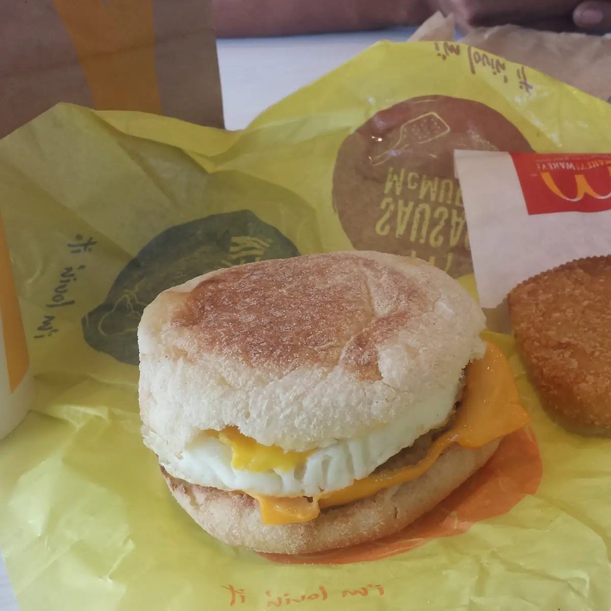 Sausage Mcmuffin with Egg