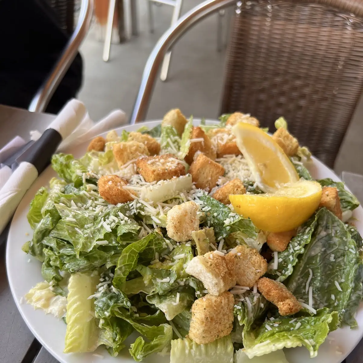 Caesar Salad with Croutons