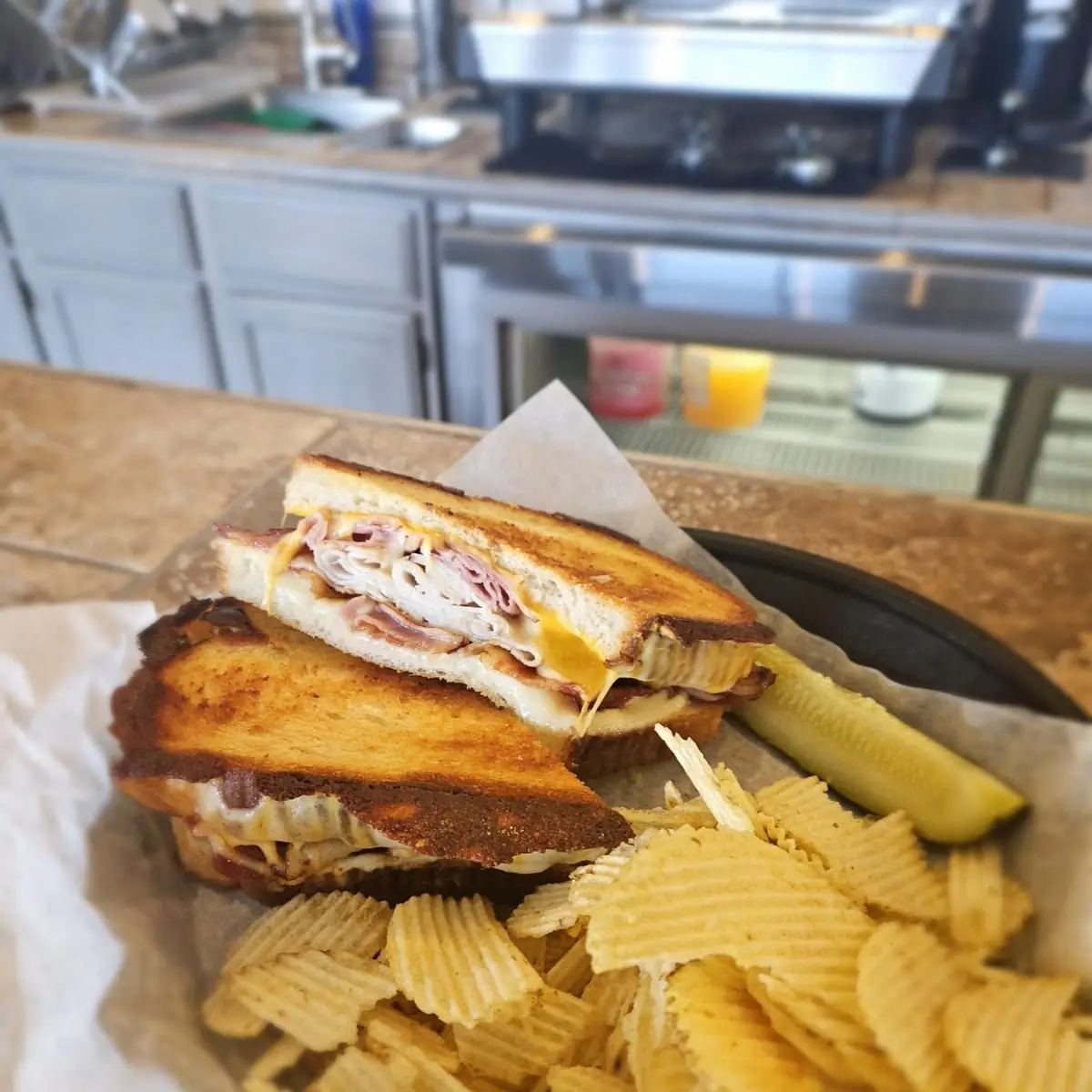 103- Ham & Swiss Panini