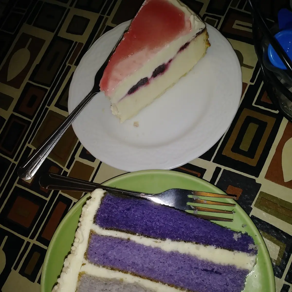 Raspberry Cheesecake and Layer Cake