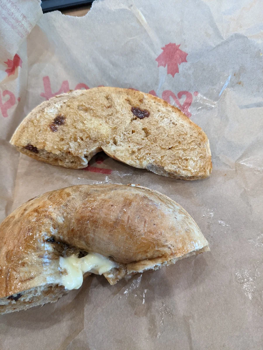Bagel with Butter, Tim Hortons