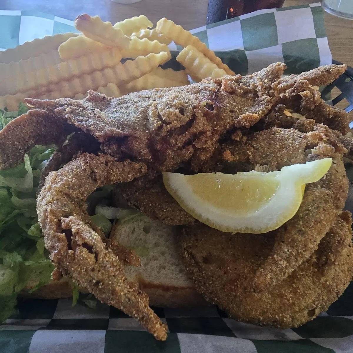 Soft Shell Crab Poboy