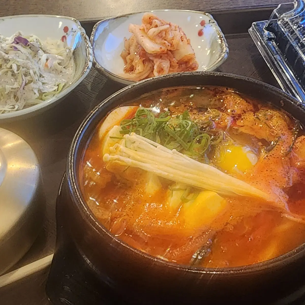Soft Tofu Chicken Stew