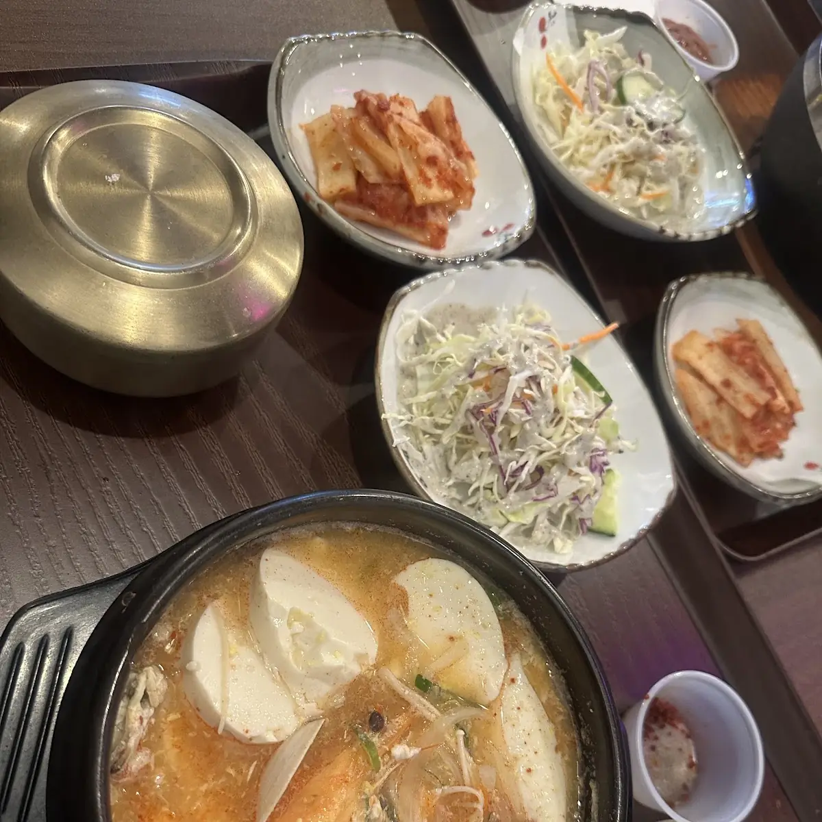 Soft Tofu Seafood Soup