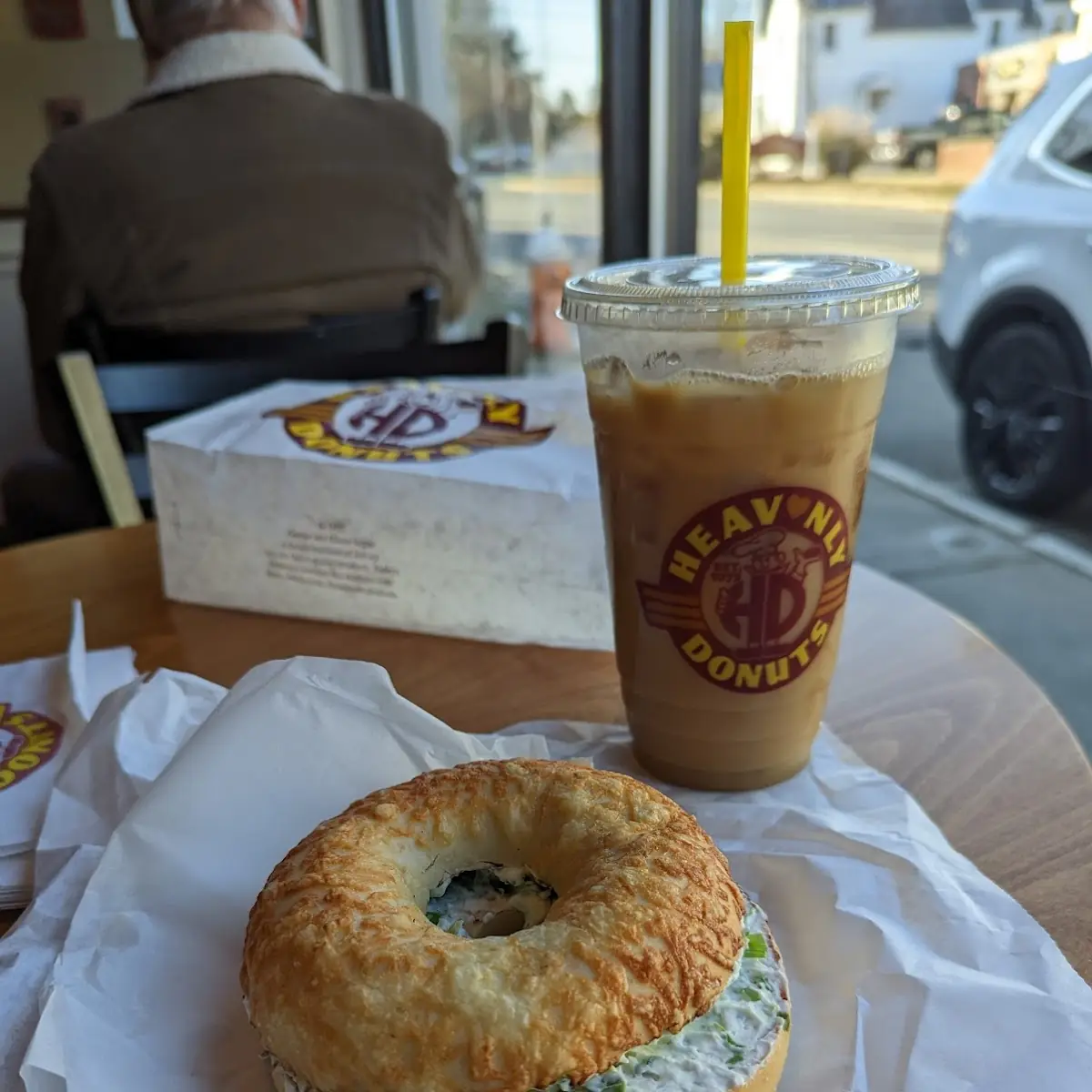 Asiago Bagel with Chive Cream Cheese