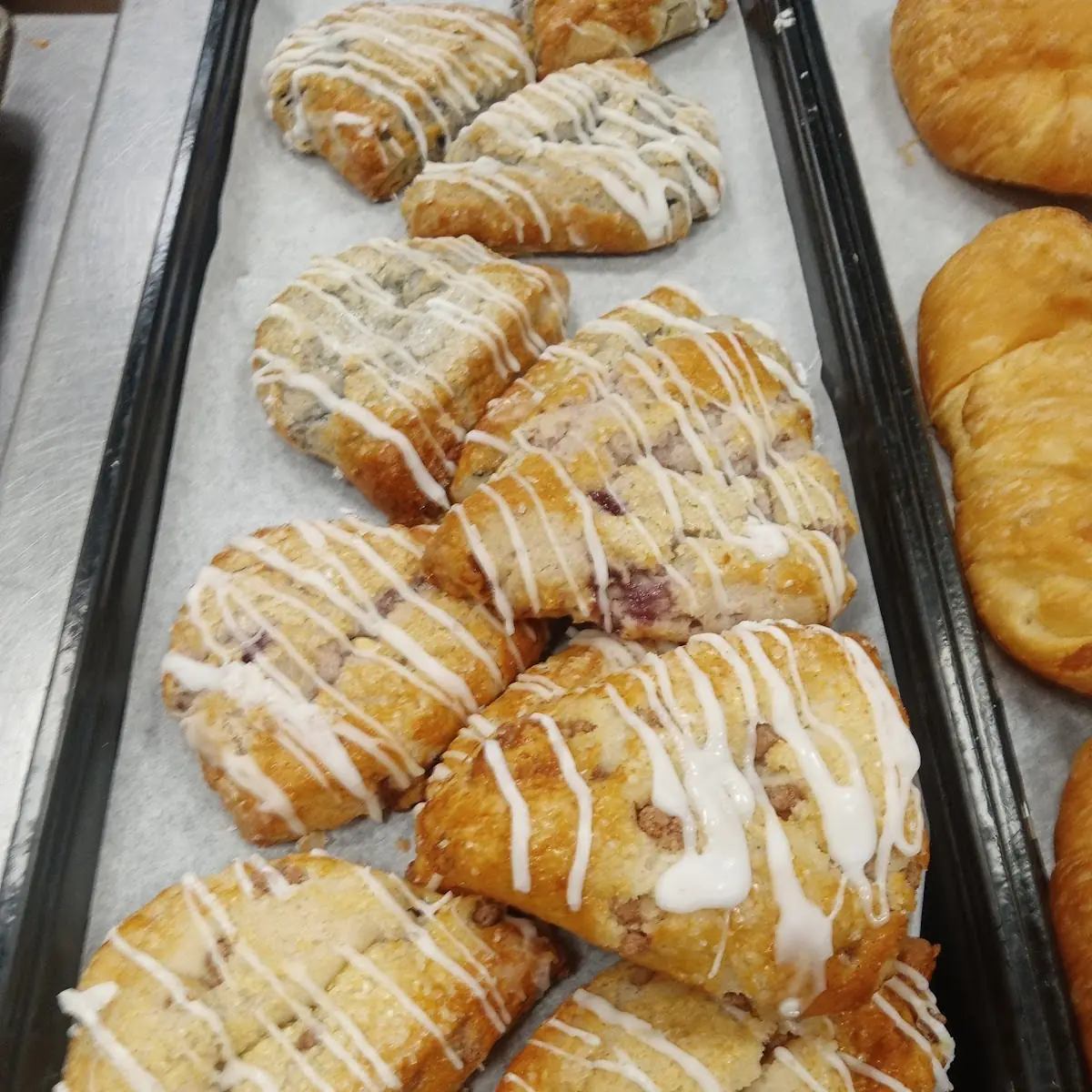 Blueberry White Chocolate Raspberry Apple Scones