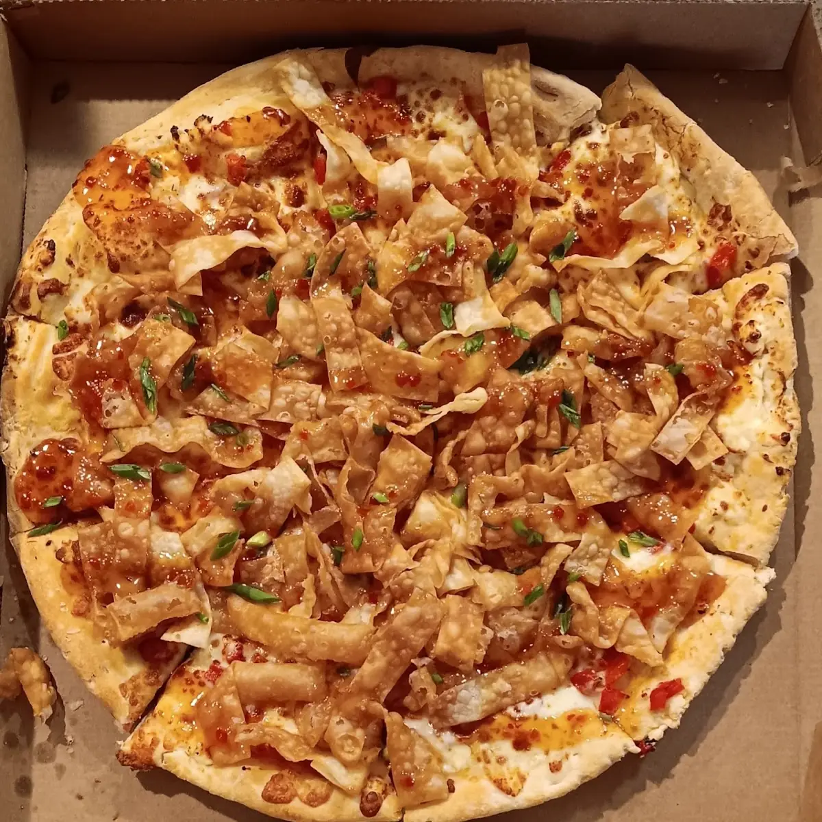 Crab Rangoon Pizza