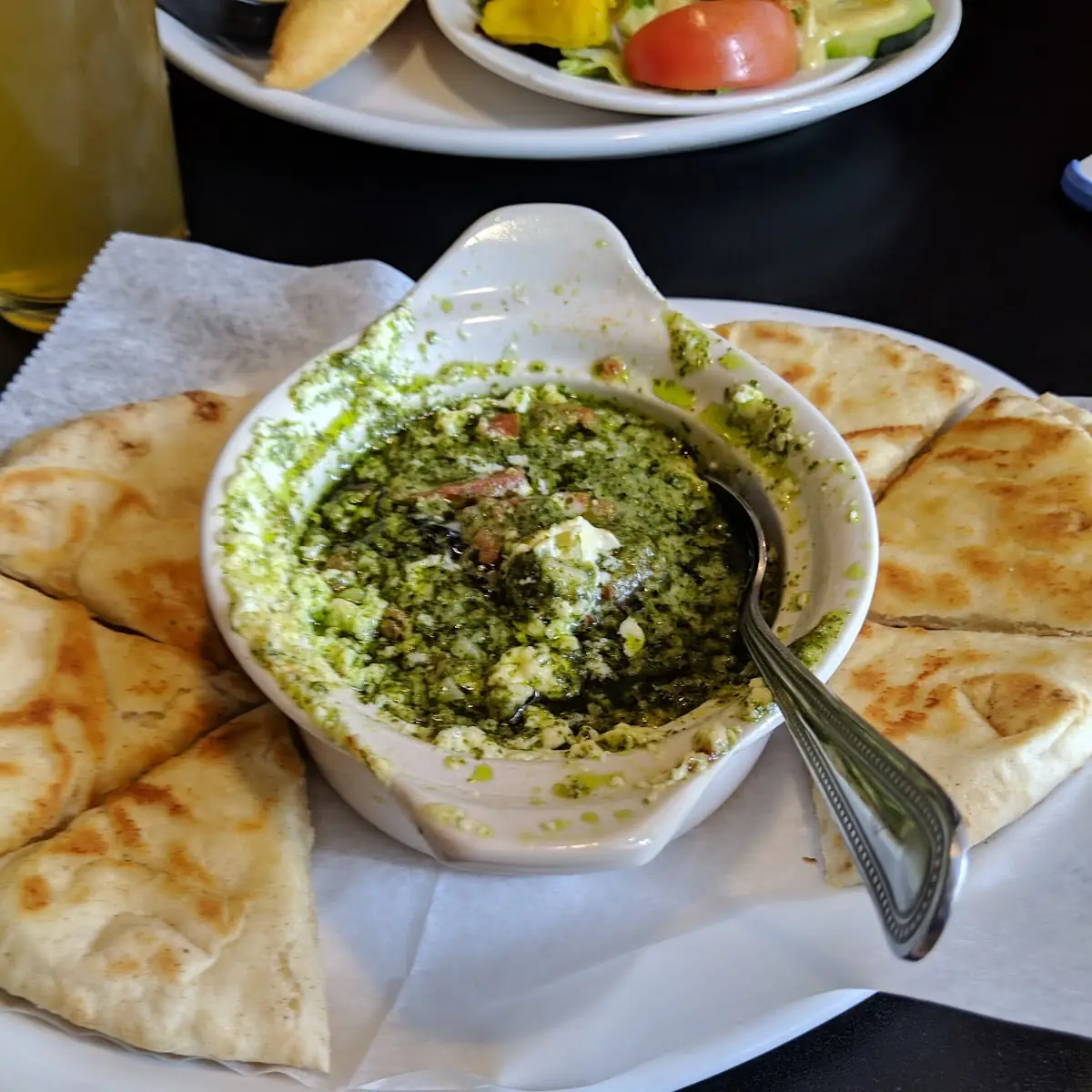 Cream Cheese and Pesto Dip