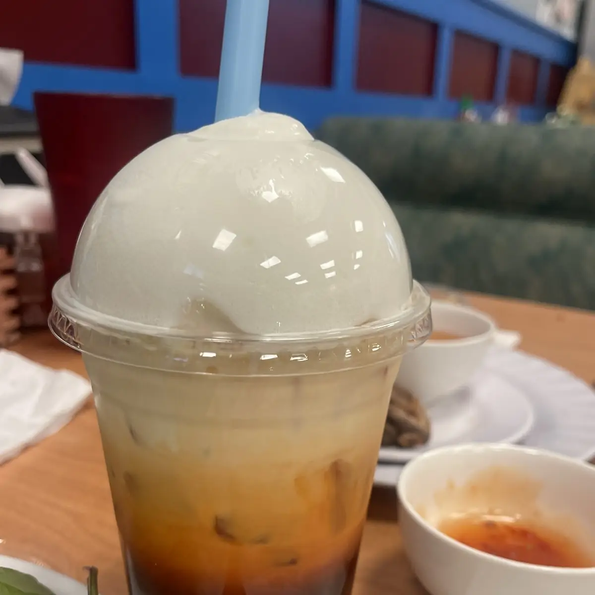 Boba Thai Tea Smoothie