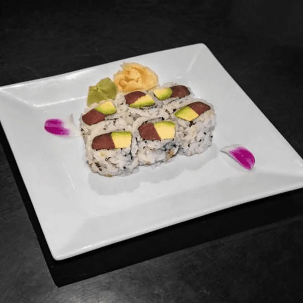 Tri Color Sushi with Tri Maki