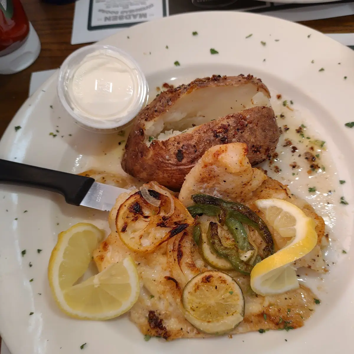 Cod Dinner