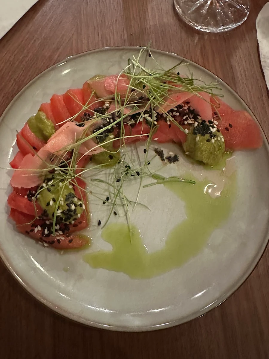 Compressed Watermelon Salad, Love You, Mean It - Bar & Restaurant