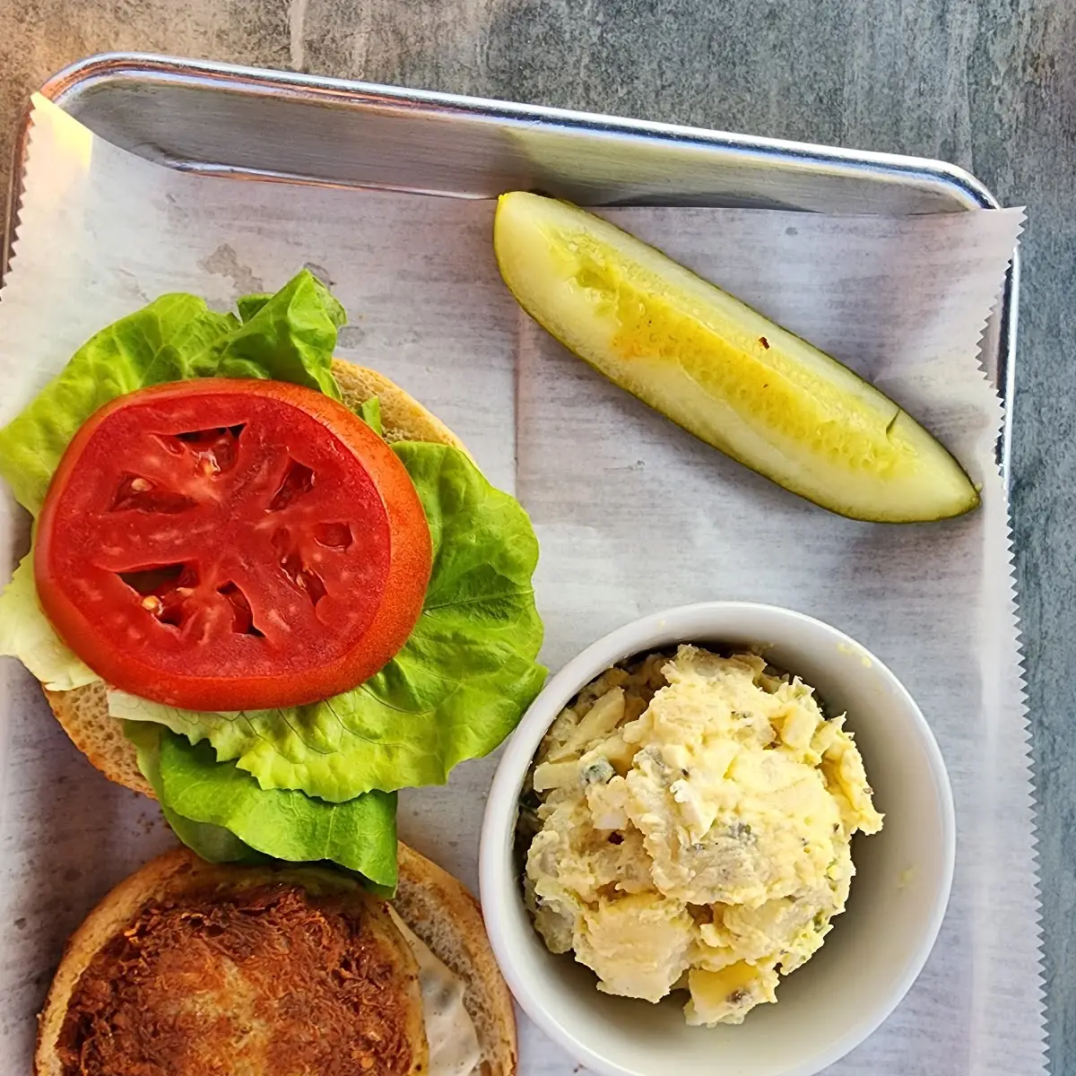 Crab Cakes Sandwich
