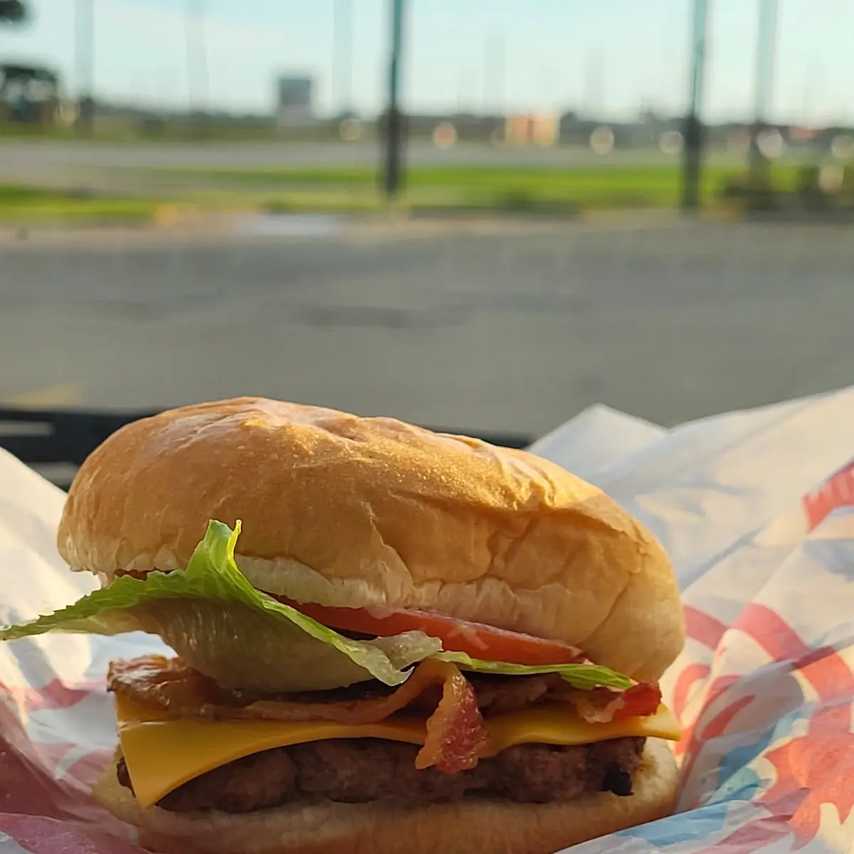 Bacon Junior Cheeseburger