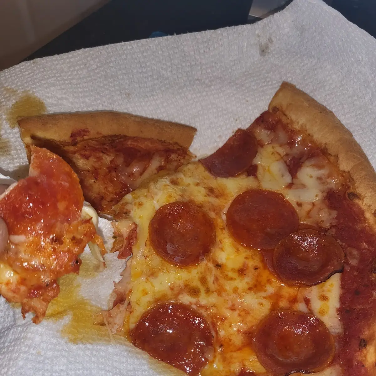 Single Slice of Pepperoni Pizza