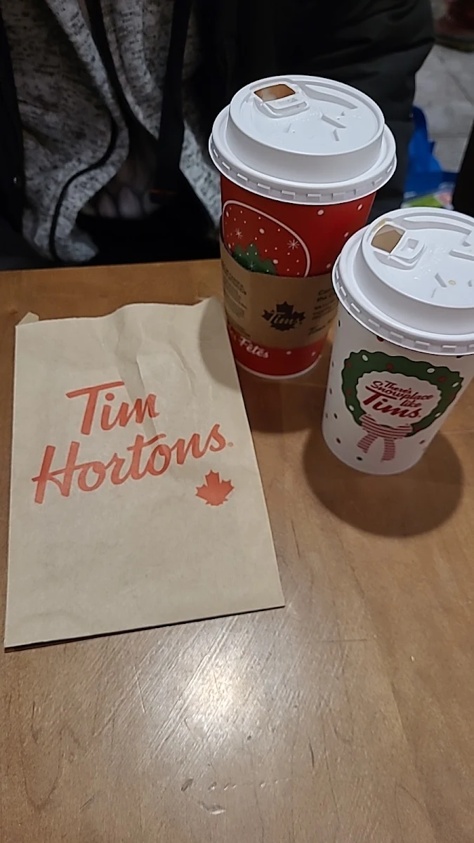 Cheddar Bagel with Cream Cheese, Tim Hortons