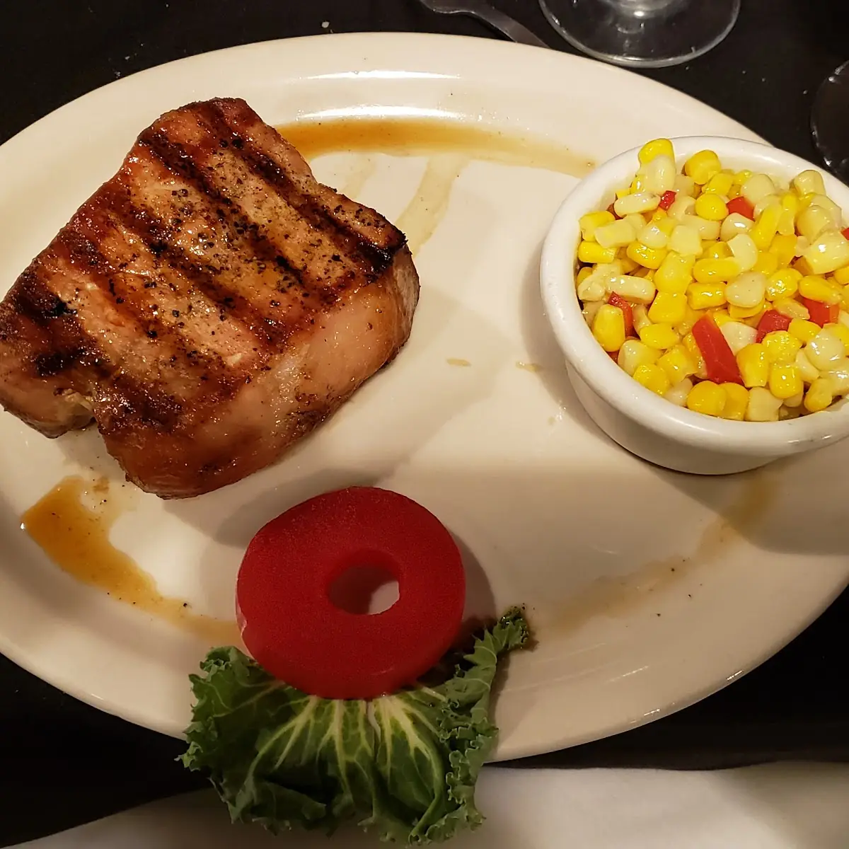 Pork Chop and Corn