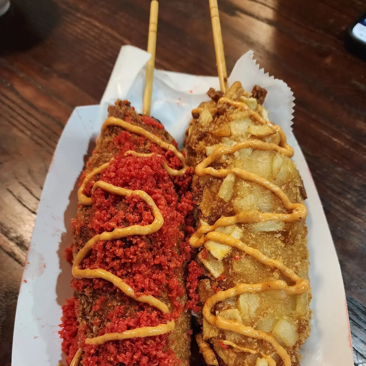Corn Dogs Korean Style