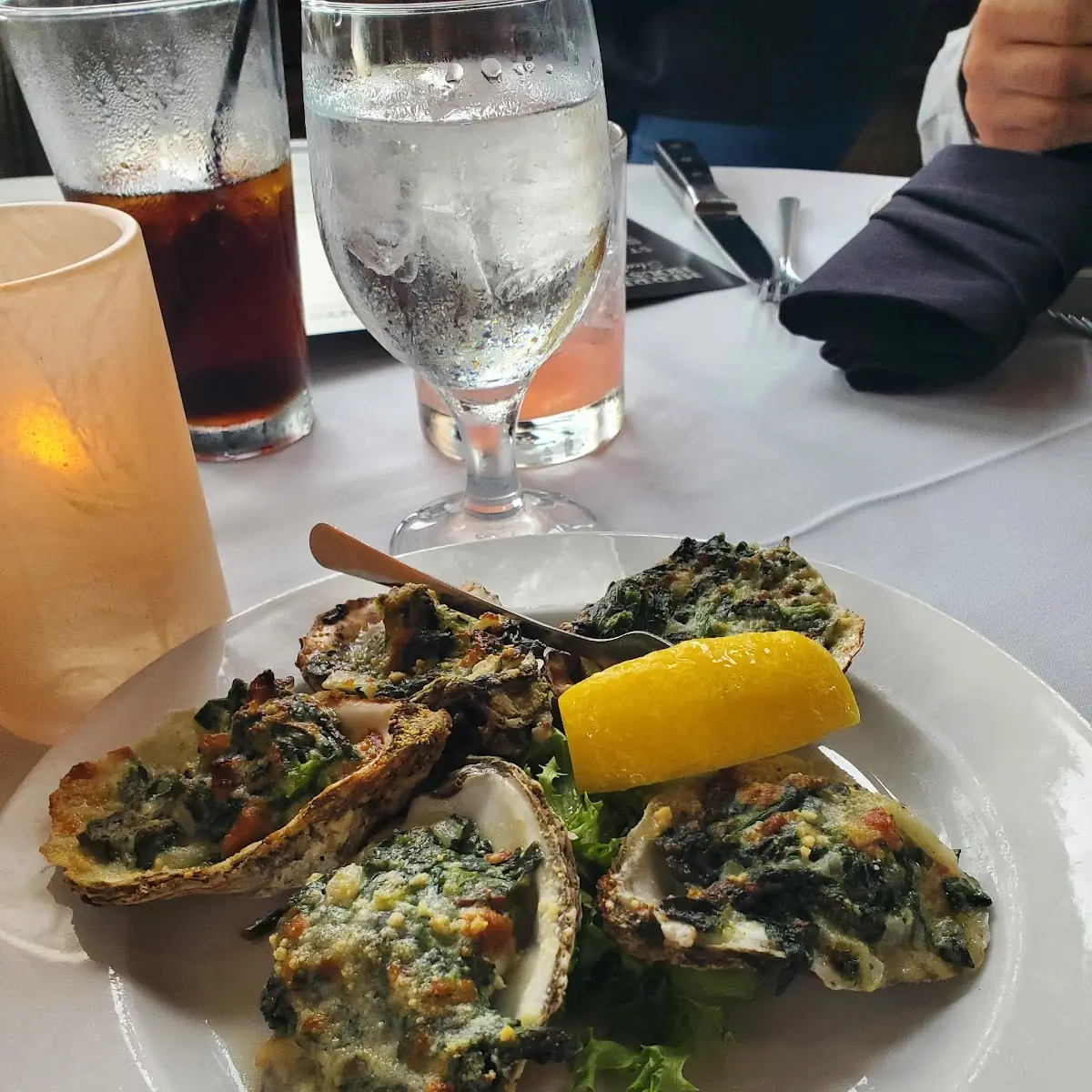 Oysters Rockefeller