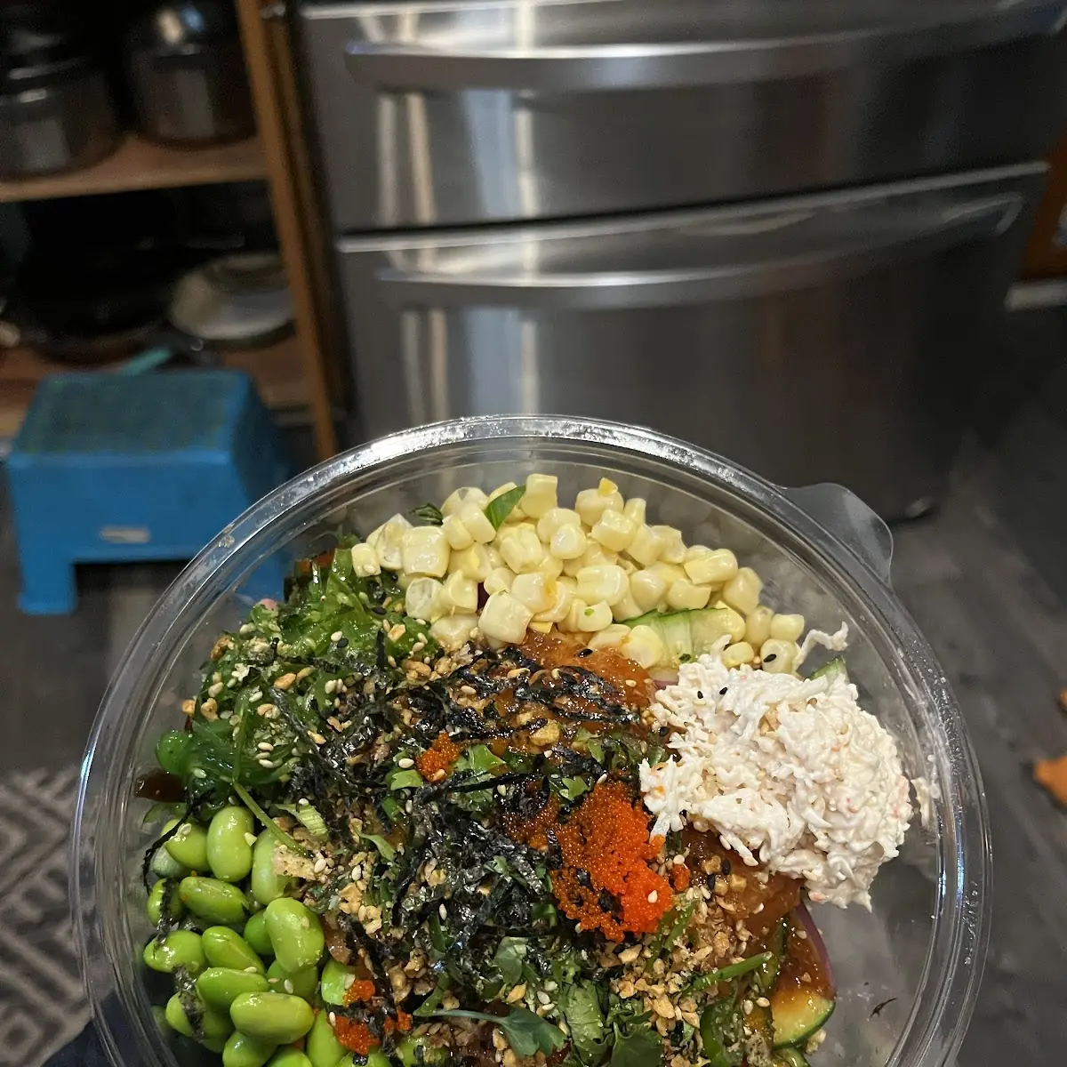 Salmon Poke Bowl with Toppings