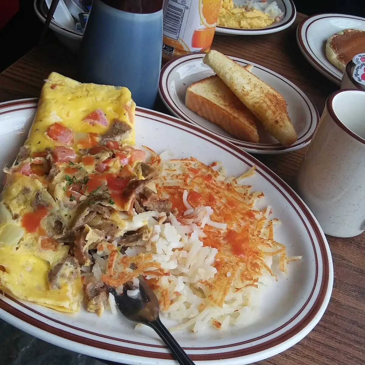 Special - Cheese Omelet with a Side