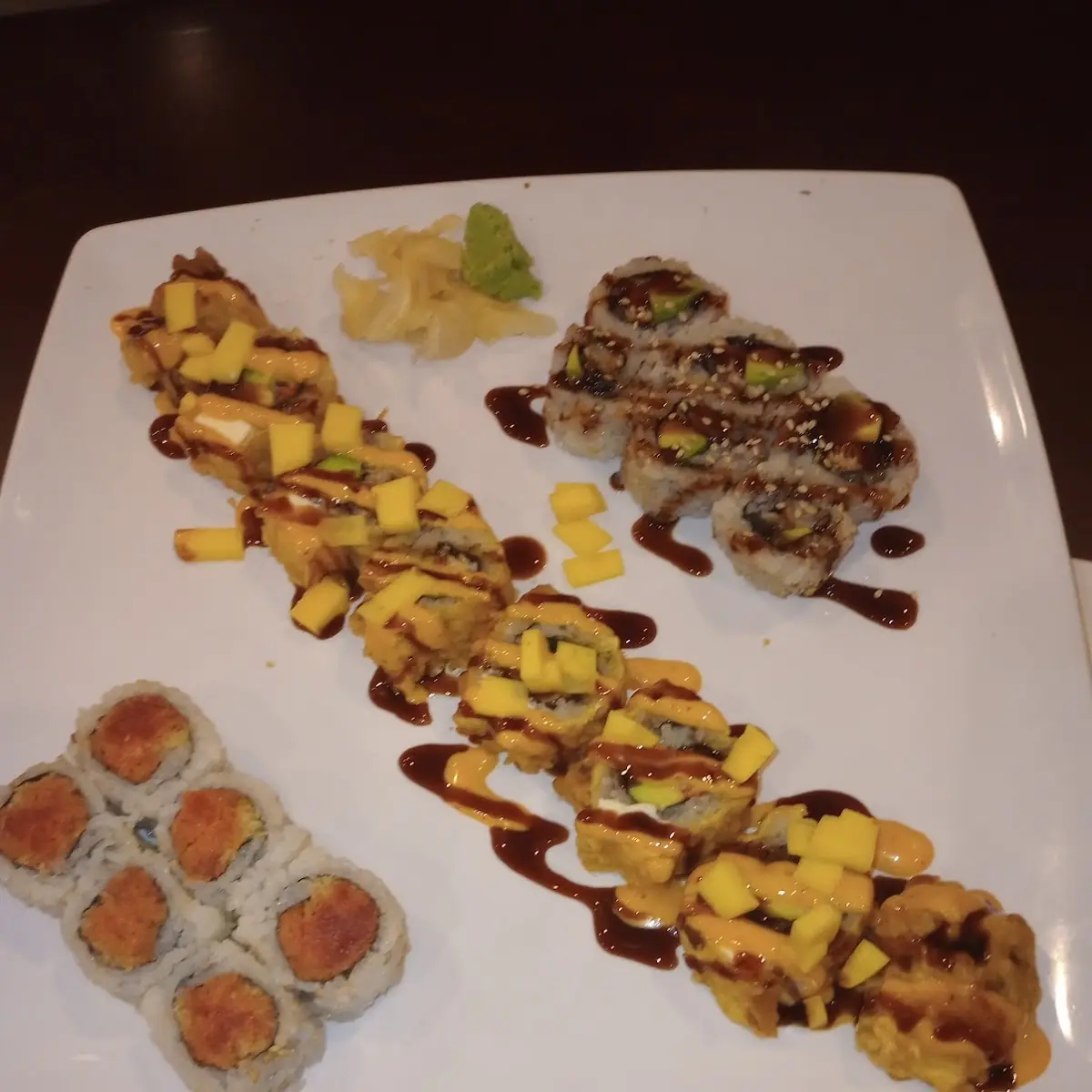 Crunch Spicy Tuna Roll Fried King Crab Roll Eel Avocado Roll