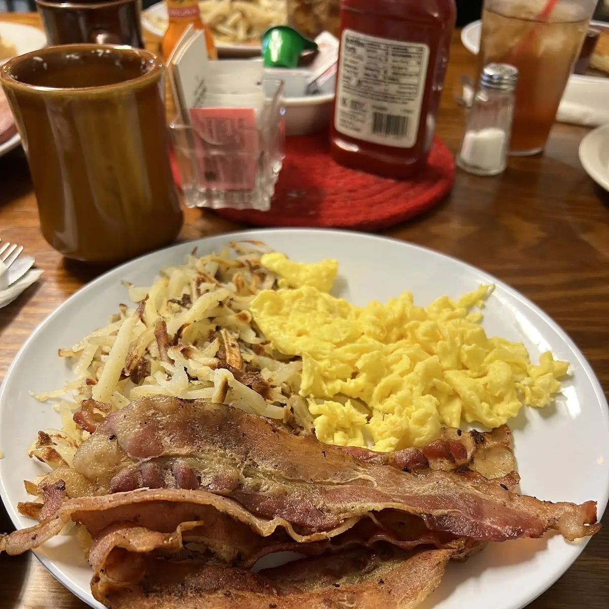 Hash Browns and Toast
