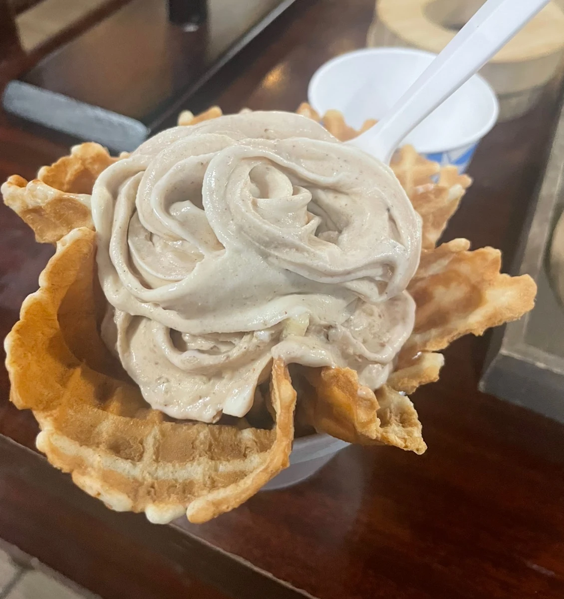 Pecan Vanilla Soft Serve