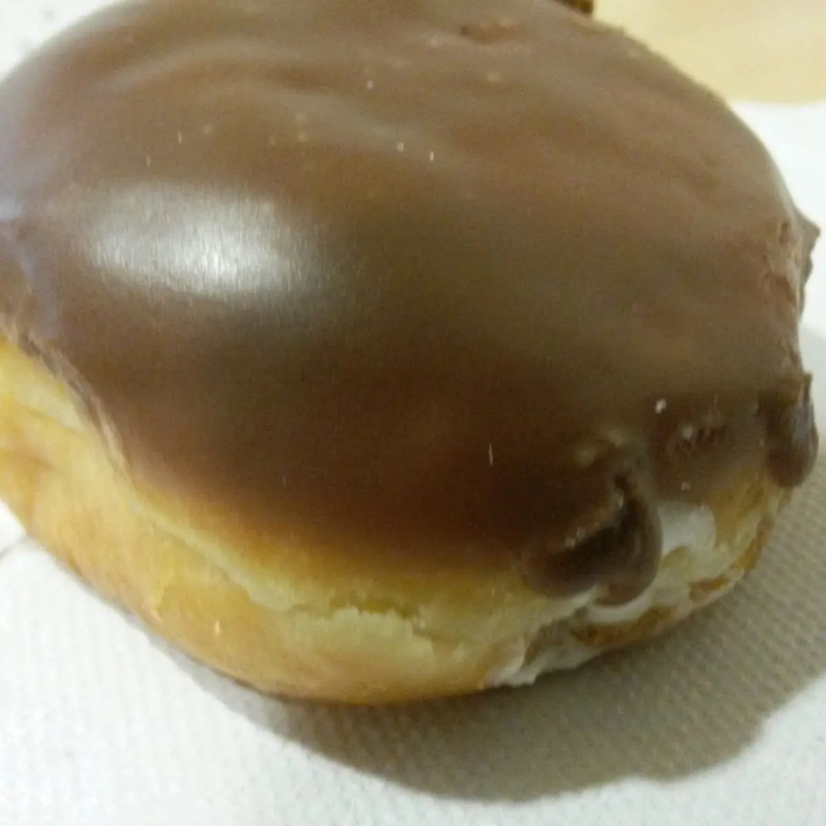 Chocolate Glazed Creme Filled Donuts