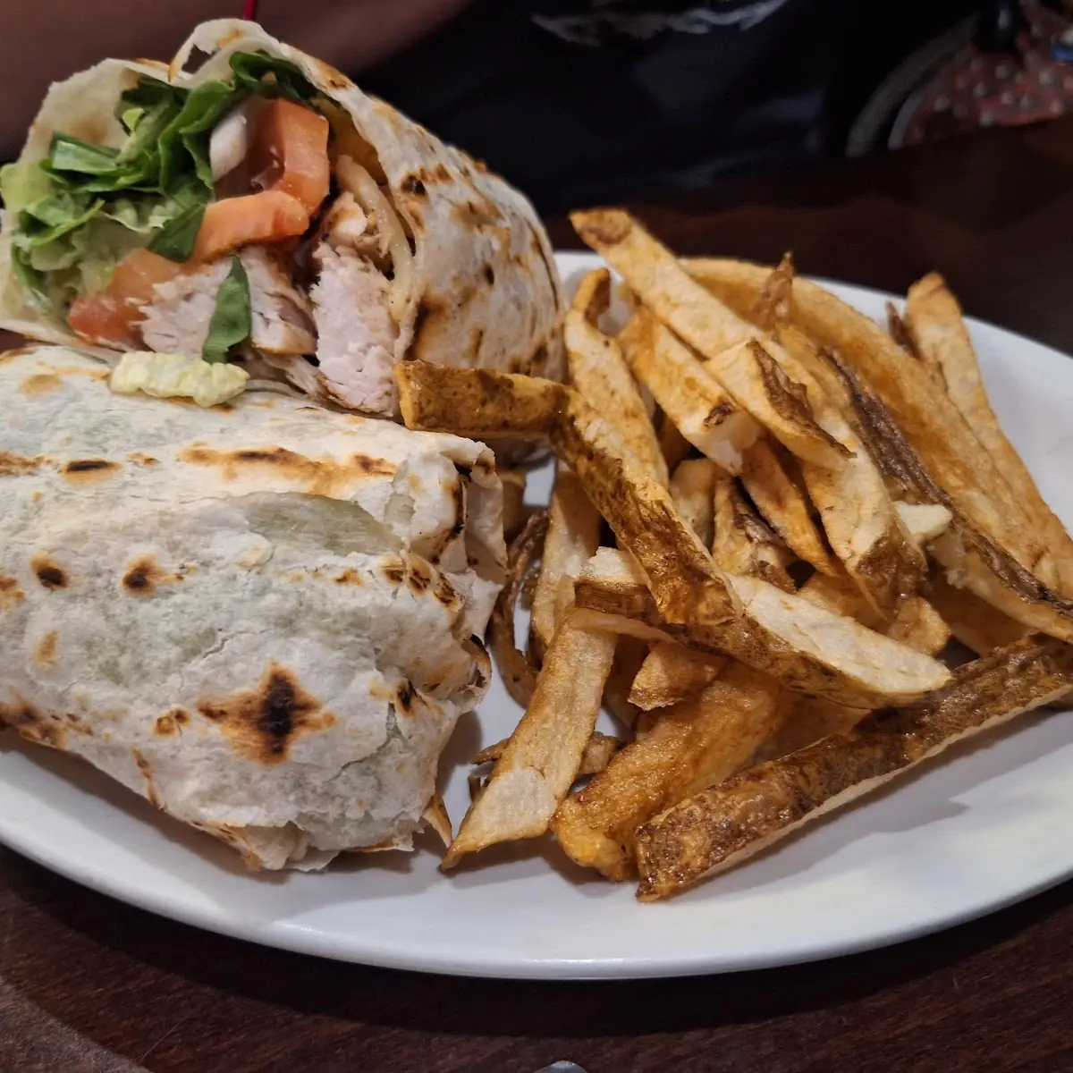 Blackened Chicken Caesar Wrap