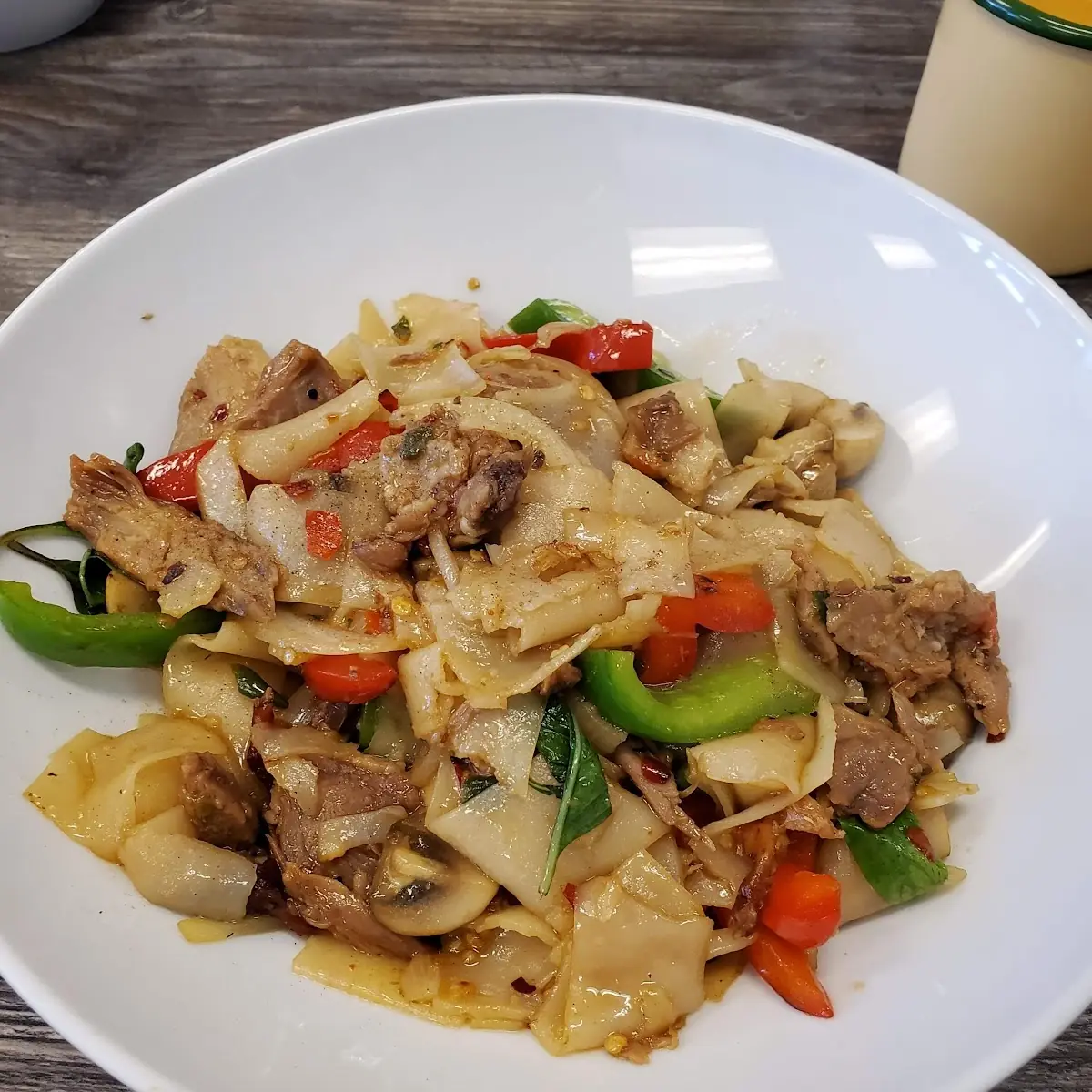 Duck Pad Kee Mao Drunken Noodle