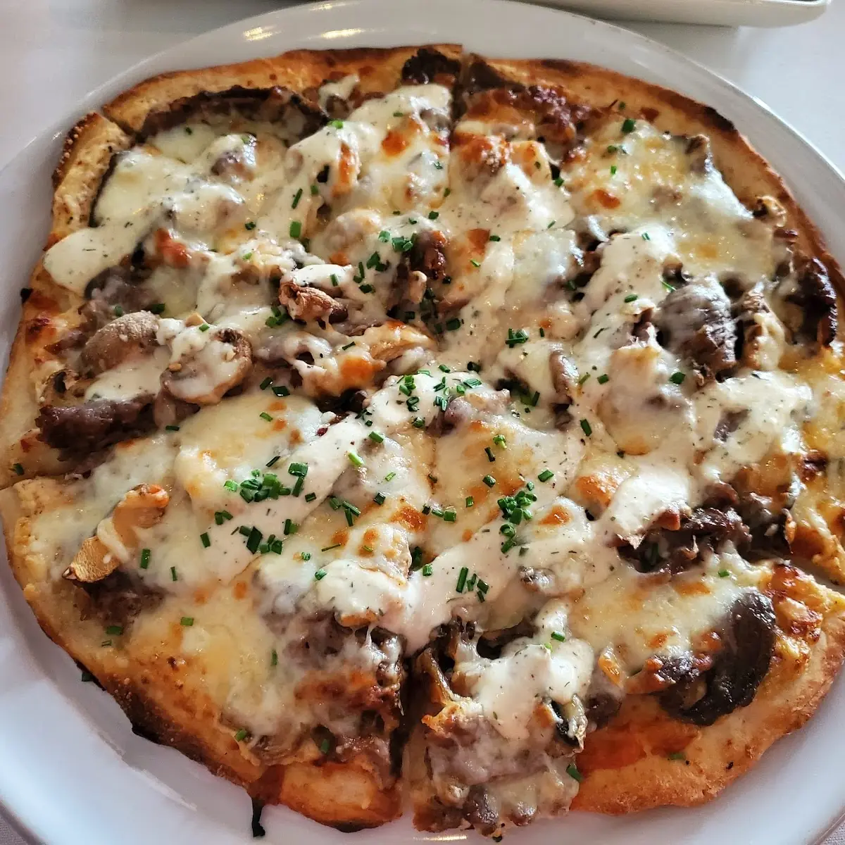 St Elmo Prime Rib Pizza