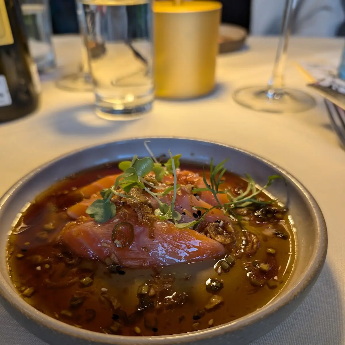 Tiger Salmon Crudo