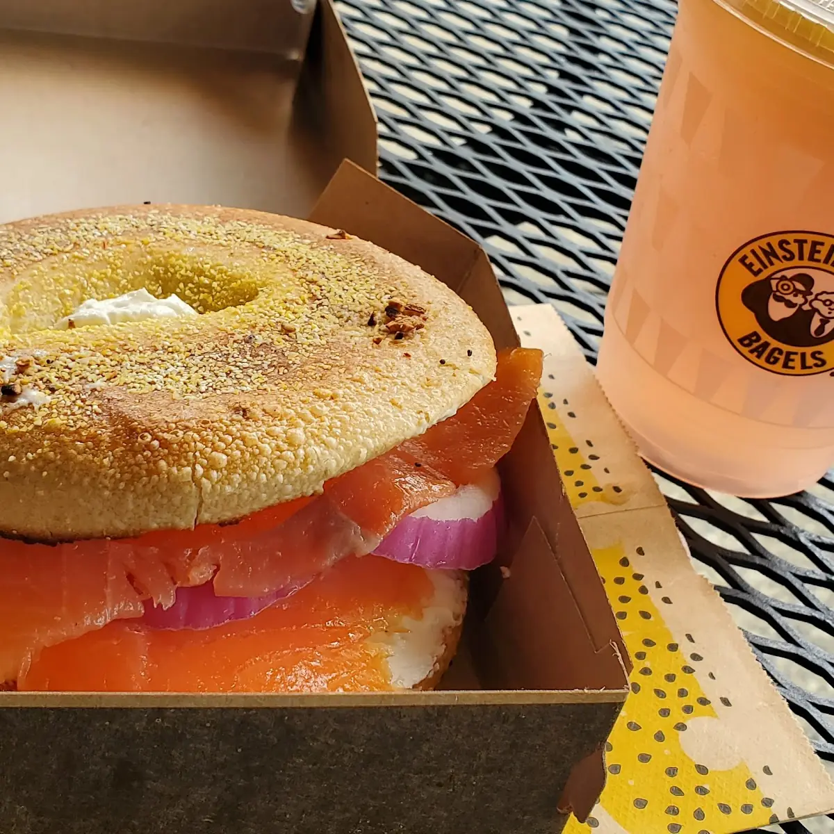 Nova Lox and Bagel and Cream Cheese