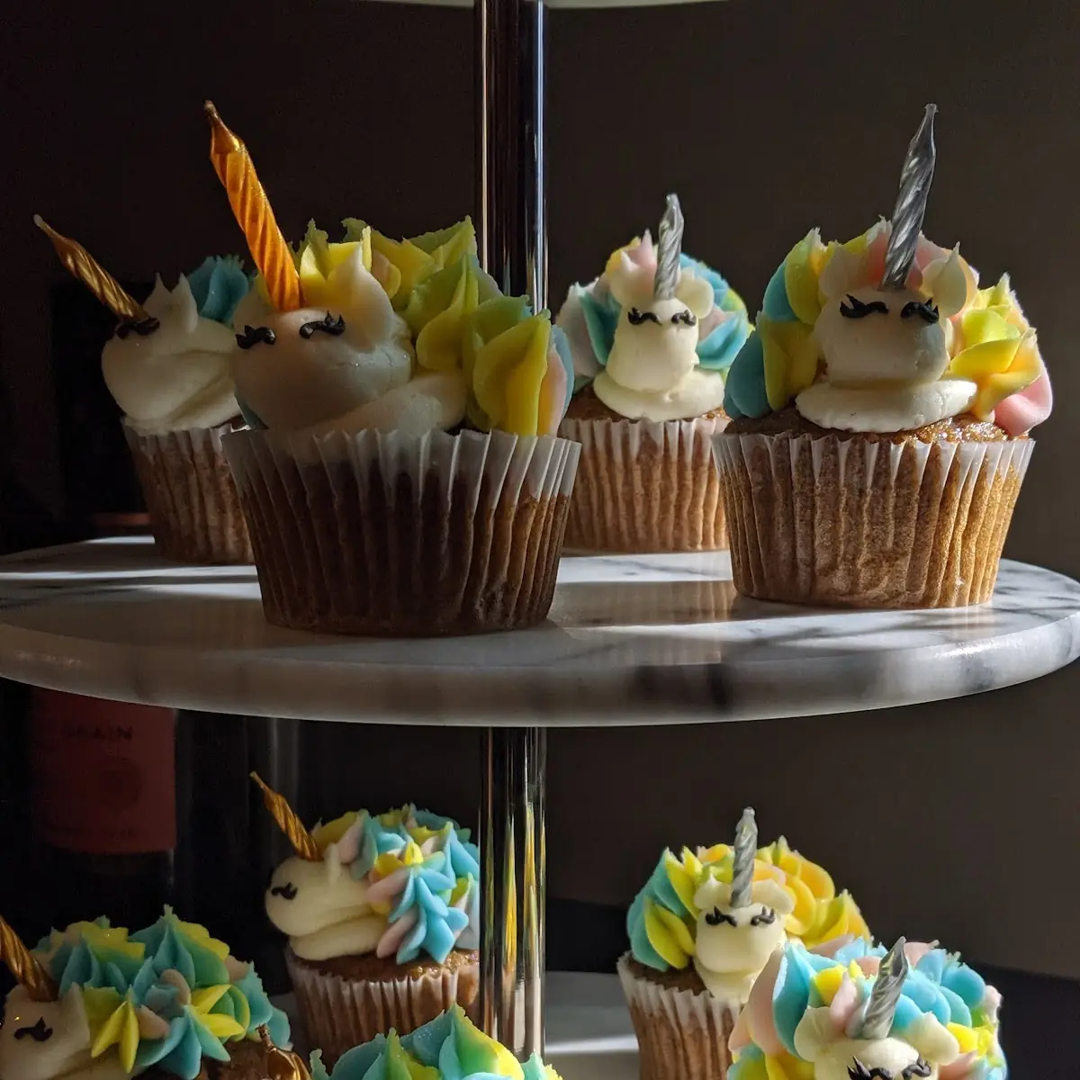 Custom Unicorn Carrot Cake Cupcakes
