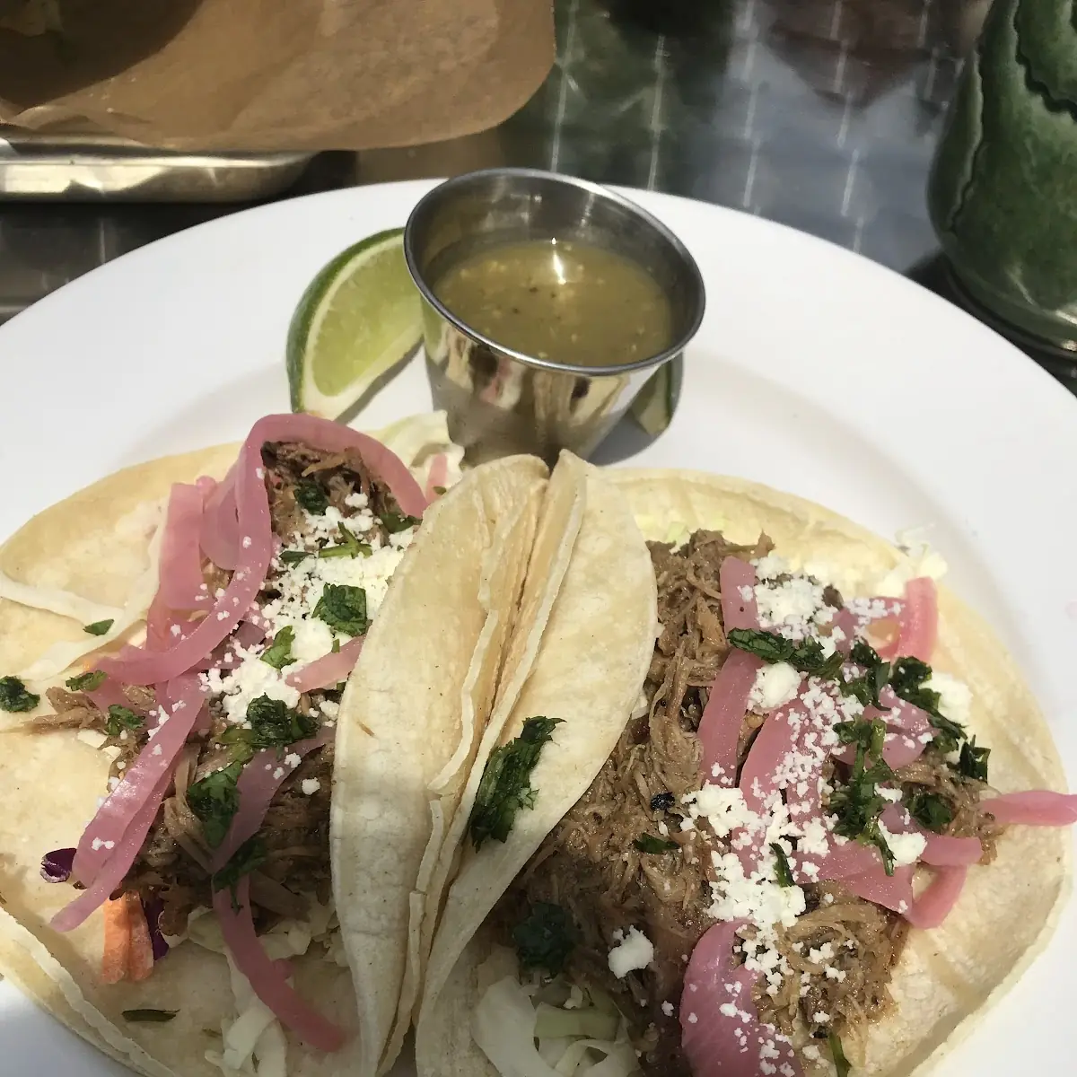 Chili Verde Pork Tacos