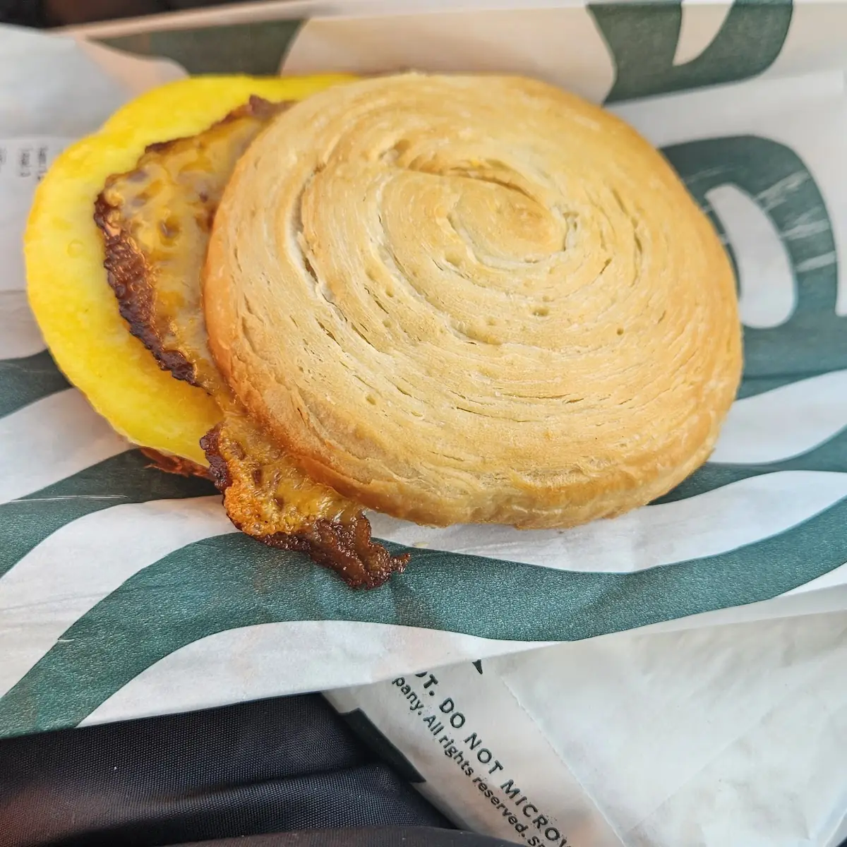 Double Smoked Bacon Egg and Cheese Sandwich