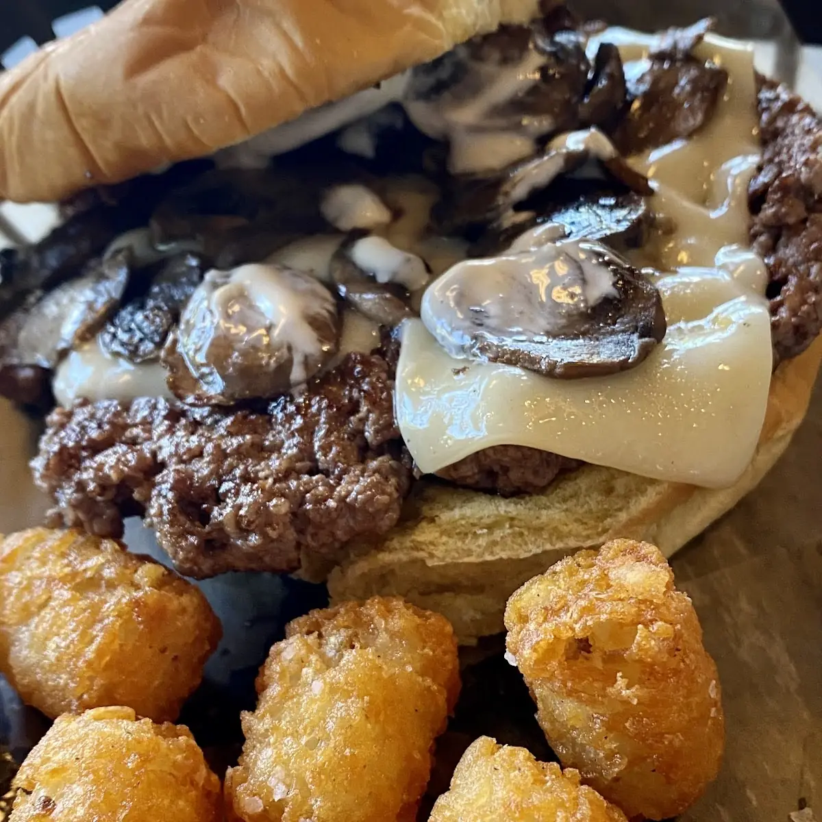 Mushroom Swiss Burger