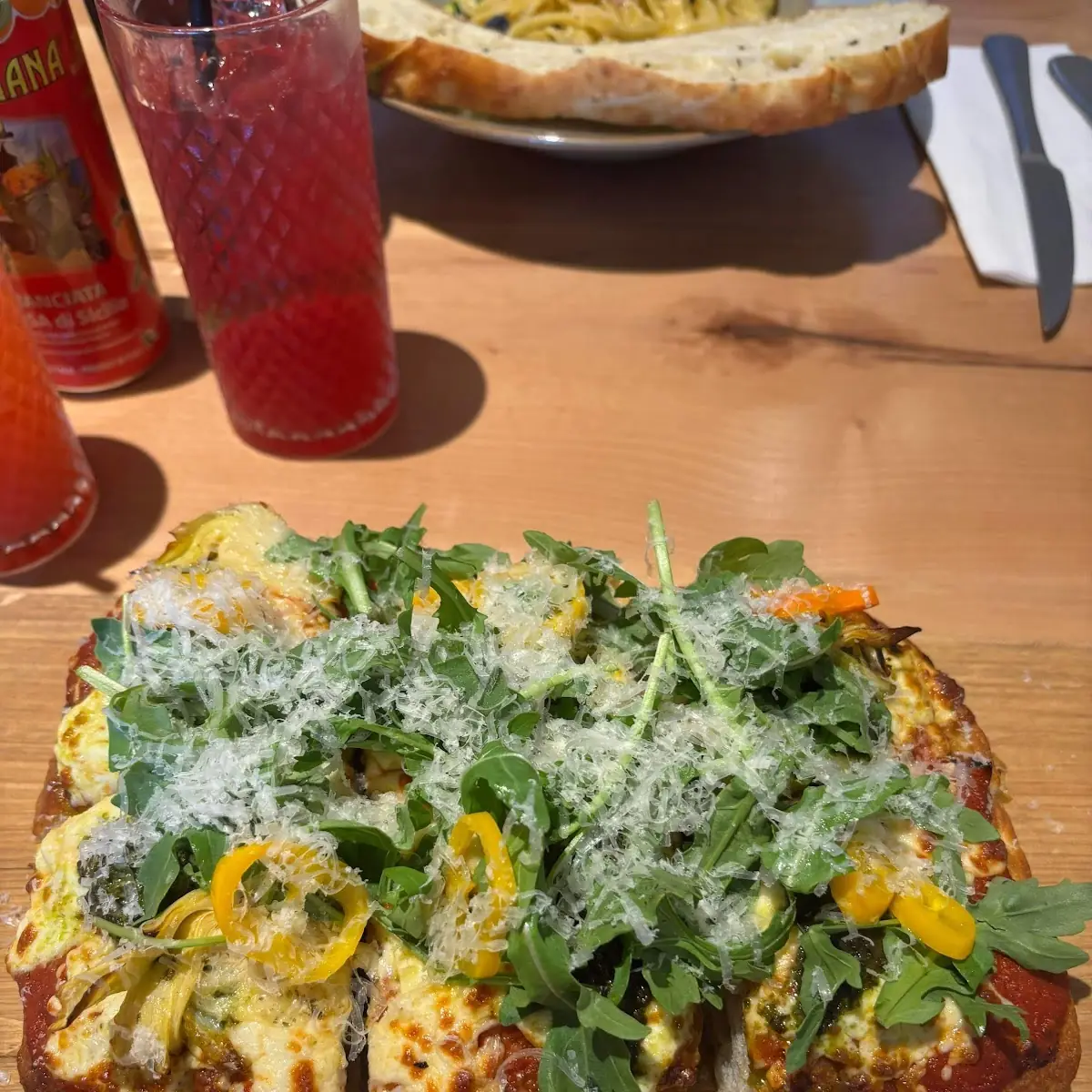Vegetable Focaccia Pizza