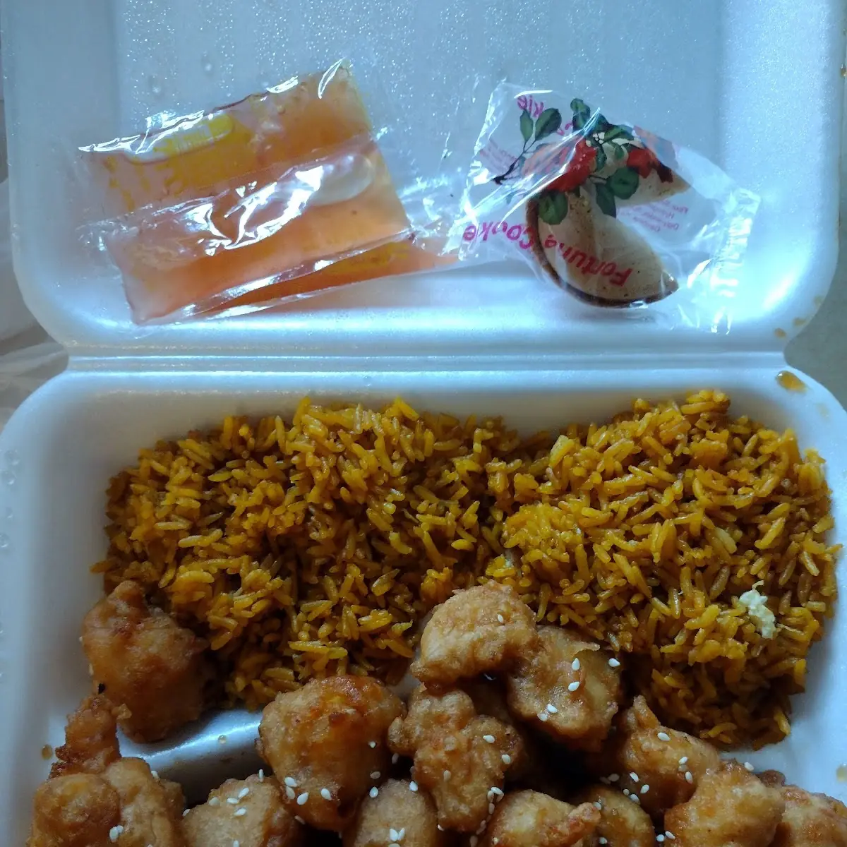 Sesame Chicken Fried Rice