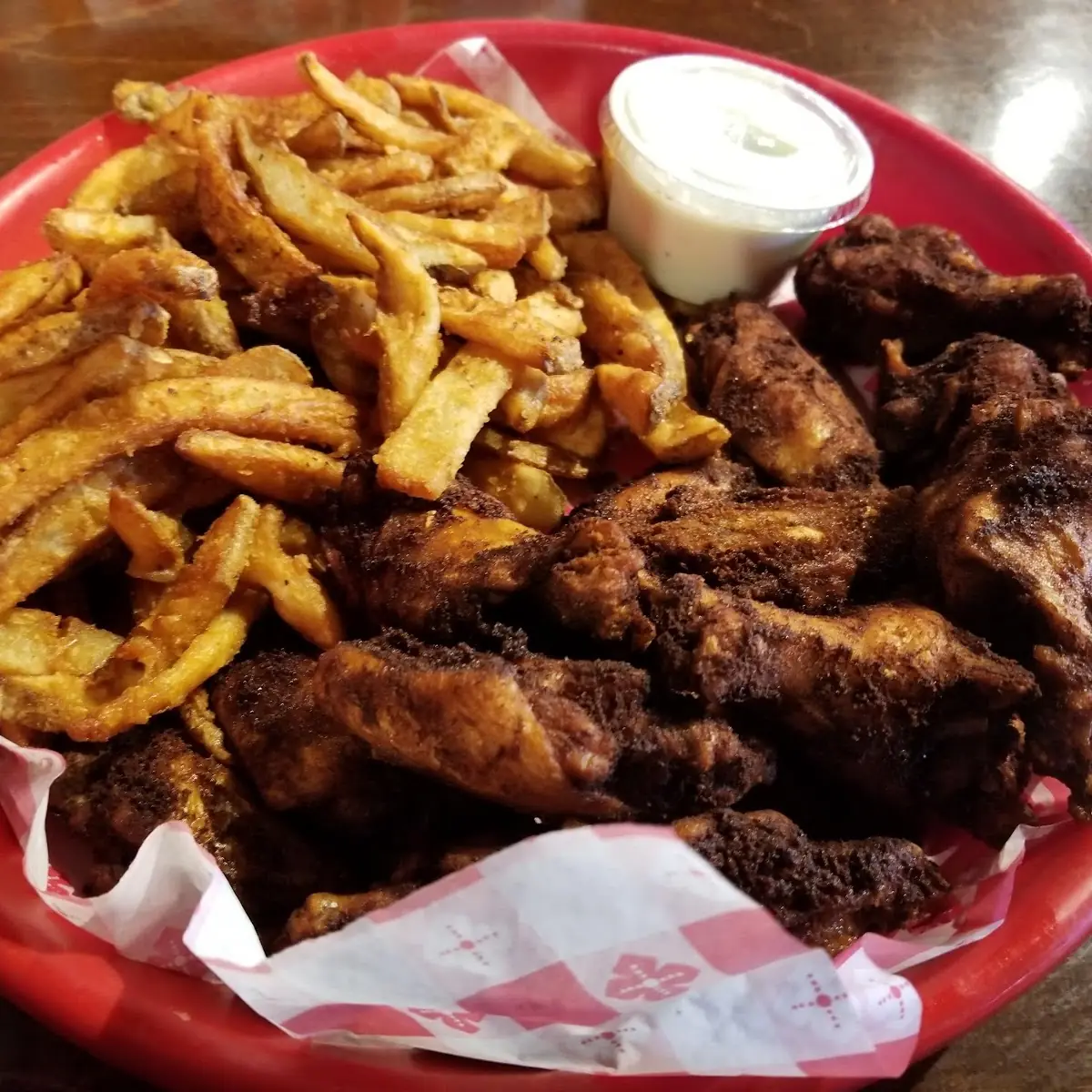 Wings and French Fries