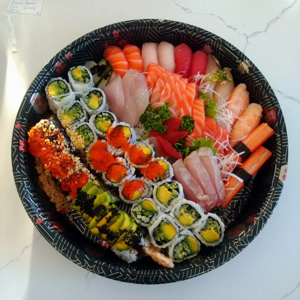Sashimi-Sushi 45pcs, Hug Sushi Richmond Hill (Sushi Takeout)