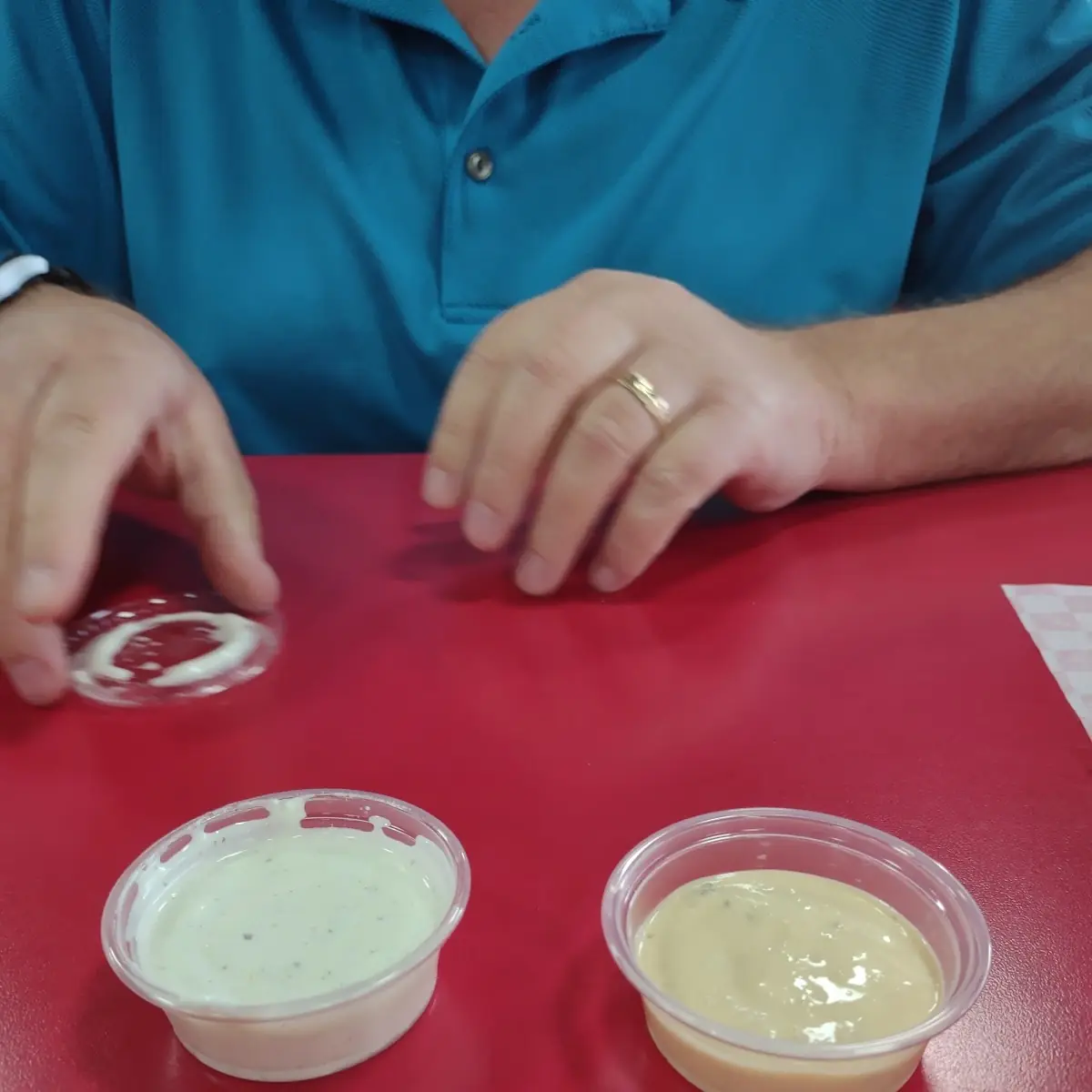 Ranch Dressing and Dave's Sauce
